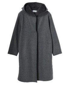 Green Parks フード付き裏ボアロングコーディガン