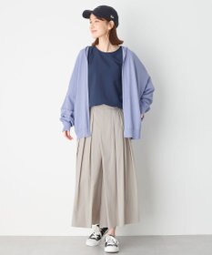 ANY ニットフーディーカーディガン