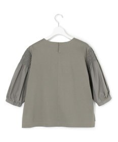 23区 S 【汗じみ防止/洗える】ギャザーディテール カットソー