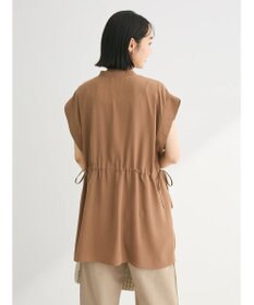 Green Parks ウエストドロストフレンチスリーブチュニック