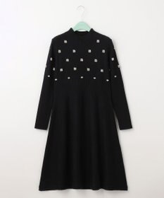 洗える！】PEARL BOUQUET KNITDRESS ニットドレス / TOCCA