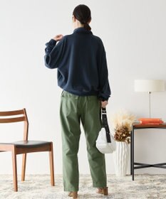 AMERICAN HOLIC 襟付き刺繍入りミニ裏毛プルオーバー