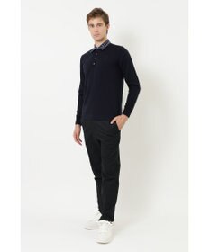 DAKS コットンライクカジュアルパンツ