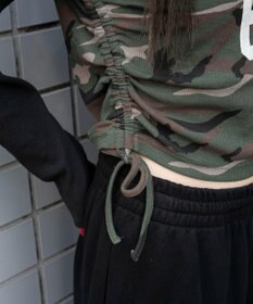 WEGO キーネックサイドドロストラグランロンT