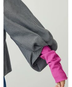 Green Parks ・ｆｕｒｒｙ　ｒａｔｅ　ヘリンボーンタックジャケット