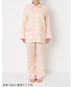tsumori chisato SLEEP パジャマ　長袖　長ズボン　綿100%　二重ガーセ素材　/ワコール　UDX547