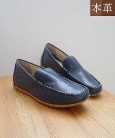 Pointer 本革インヒールローファー