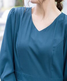 Tiaclasse L 【洗える】大人の洗練ドレープワンピース