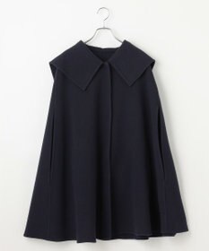 #Newans セーラーカラーダブルフェイスケープコート