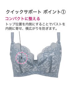 BRADELIS New York 【BRADELIS New York / コンパクト補整ブラ】クイックサポートブラ22A1