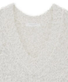 Green Parks フェザーヤーンニットベスト