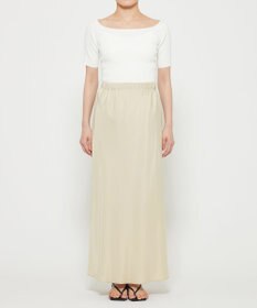 uncrave 【新色追加！】フィブリルシャンブレー フレアスカート