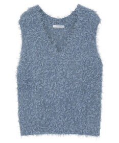 Green Parks フェザーヤーンニットベスト