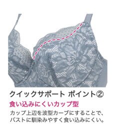 BRADELIS New York 【BRADELIS New York / コンパクト補整ブラ】クイックサポートブラ22A1
