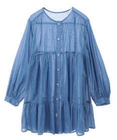 AMERICAN HOLIC シアーティアードロングブラウス