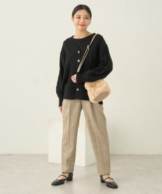 earth music&ecology アンチピリングケーブルカーディガン