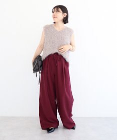 Green Parks フェザーヤーンニットベスト