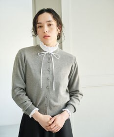 #Newans 【カシミヤ混】コンパクトニットカーディガン