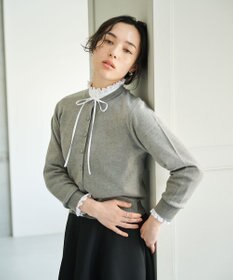 #Newans 【カシミヤ混】コンパクトニットカーディガン