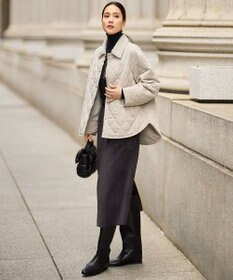 自由区 L 【17号サイズまで展開・SHIHOさん着用】ソフトコーデュロイ スカート