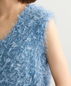 Green Parks フェザーヤーンニットベスト