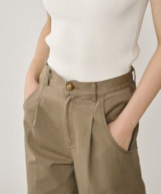 GRACE CONTINENTAL ロールアップワイドパンツ