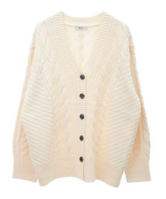 earth music&ecology アンチピリングケーブルカーディガン