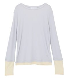 AMERICAN HOLIC 配色シアーレイヤードプルオーバー