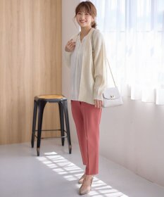 ANY SIS 【洗える】スフレアランパターン カーディガン