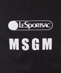 LeSportsac MSGM LG EMERALD TOTE/ロゴトートブラック