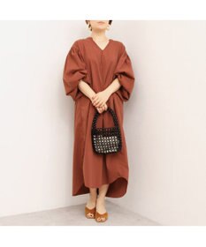 UNBILLION カシュカシュ cachecache / カラフルウッドビーズワンハンドル手提げ