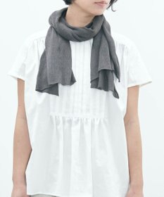 AND WOOL 〈上質な素材と手仕事から生まれた優しいニット〉コットンシルクカシミヤのストール