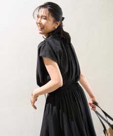 UNFILO ヴィンテージシアー ギャザーブラウス