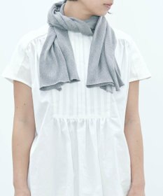 AND WOOL 〈上質な素材と手仕事から生まれた優しいニット〉コットンシルクカシミヤのストール