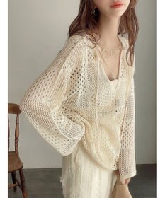 Green Parks ２ＷＡＹ透かし編みニットプルオーバー