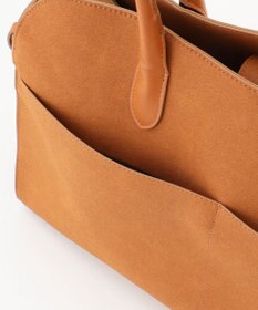 ICB 【A4サイズ収納可】スウェード ボストントート