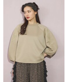 Green Parks ■ＥＳＣＡＲ　コードモチーフ刺繍プルオーバー