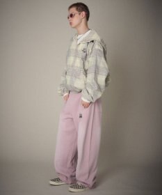 WEGO 【ユニセックス着用ITEM/ウエストゴム】ロゴスウェットパンツ