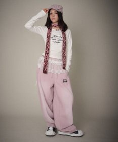 WEGO 【ユニセックス着用ITEM/ウエストゴム】ロゴスウェットパンツ