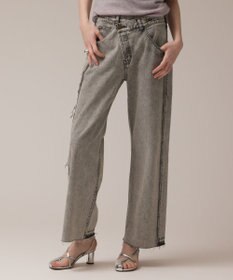 GRACE CONTINENTAL リメイクストレートデニムパンツ