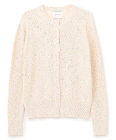 BEIGE， 【洗える】FENNEL / コットンスパンコールカーディガン