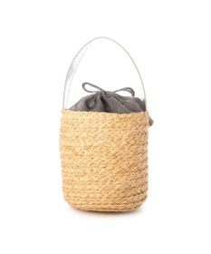 UNBILLION カカトゥ kakatoo / リボンチャームラフィアバッグ