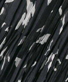 ANY アートドットプリントスカート