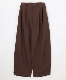 ANY L チノライクタックバレルパンツ