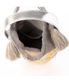 UNBILLION カカトゥ kakatoo / リボンチャームラフィアバッグ