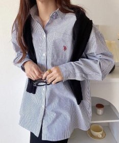 WEGO 【25年秋新色登場★】U.S. POLO ASSN.別注ロングスリーブシャツ