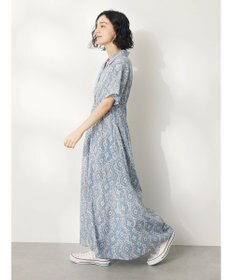 CRAFT STANDARD BOUTIQUE インド綿オープンカラーワンピース