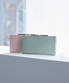 TOPKAPI 【TOPKAPI】イタリアンレザーリザード型押し がま口長財布 LUCIA ルチア