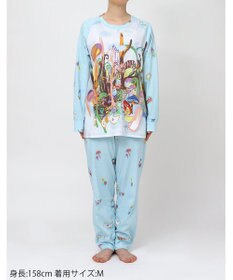 tsumori chisato SLEEP ツモリチサト パジャマ 綿100%(本体) スムース素材 長袖 長ズボン レディース UDX590 /ワコール