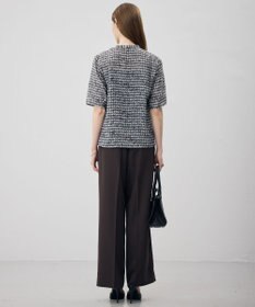 ICB L 【CLASSY.掲載・新色追加・WEB限定カラーあり】FluidBackSatin ワイドパンツ
